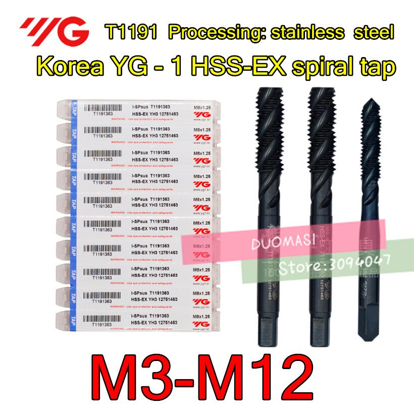   M3 M4 M5 M6 M7 M8 M10 M12 ѱ YG - 1 T1191 ..